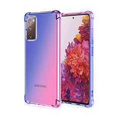 Samsung Galaxy S20 FE (2022) 5G用極薄ソフトケース グラデーション 勾配色 クリア透明 G01 サムスン ネイビー