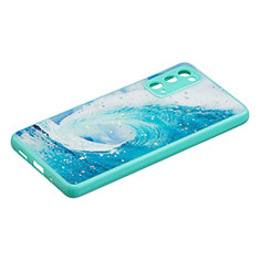Samsung Galaxy S20 FE 4G用シリコンケース ソフトタッチラバー バタフライ パターン カバー Y01X サムスン グリーン