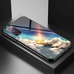 Samsung Galaxy S20 FE 5G用ハイブリットバンパーケース プラスチック パターン 鏡面 カバー LS1 サムスン マルチカラー