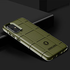 Samsung Galaxy S20 Plus用360度 フルカバー極薄ソフトケース シリコンケース 耐衝撃 全面保護 バンパー J01S サムスン グリーン