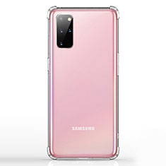 Samsung Galaxy S20 Plus用極薄ソフトケース シリコンケース 耐衝撃 全面保護 クリア透明 K02 サムスン クリア