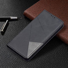 Samsung Galaxy S21 5G用手帳型 レザーケース スタンド カバー B02F サムスン ブラック