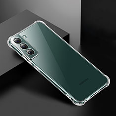 Samsung Galaxy S21 FE 5G用極薄ソフトケース シリコンケース 耐衝撃 全面保護 クリア透明 T11 サムスン クリア
