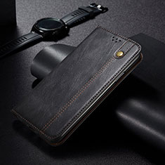 Samsung Galaxy S22 5G用手帳型 レザーケース スタンド カバー B02S サムスン ブラック