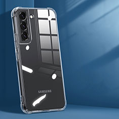 Samsung Galaxy S22 5G用極薄ソフトケース シリコンケース 耐衝撃 全面保護 クリア透明 T15 サムスン クリア