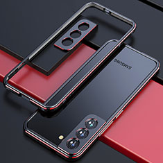 Samsung Galaxy S22 Plus 5G用ケース 高級感 手触り良い アルミメタル 製の金属製 バンパー カバー A02 サムスン レッド・ブラック