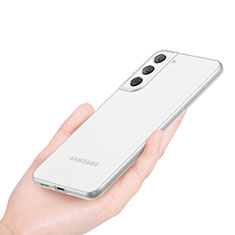 Samsung Galaxy S22 Plus 5G用極薄ケース クリア透明 プラスチック 質感もマットU02 サムスン ホワイト