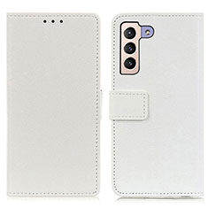 Samsung Galaxy S22 Plus 5G用手帳型 レザーケース スタンド カバー M08L サムスン ホワイト