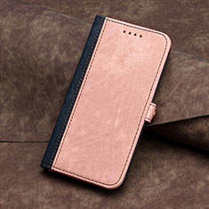 Samsung Galaxy S22 Ultra 5G用手帳型 レザーケース スタンド カバー YX5 サムスン ローズゴールド