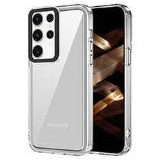 Samsung Galaxy S22 Ultra 5G用ハイブリットバンパーケース クリア透明 プラスチック カバー AC1 サムスン クリア