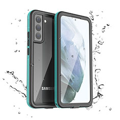 Samsung Galaxy S23 5G用完全防水ケース ハイブリットバンパーカバー 高級感 手触り良い 360度 サムスン グリーン