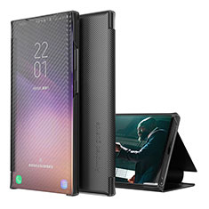 Samsung Galaxy S23 5G用手帳型 レザーケース スタンド カバー ZL1 サムスン ブラック