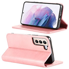 Samsung Galaxy S23 Plus 5G用手帳型 レザーケース スタンド カバー D04T サムスン ピンク