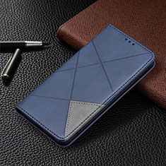 Samsung Galaxy S23 Plus 5G用手帳型 レザーケース スタンド カバー B02F サムスン ネイビー