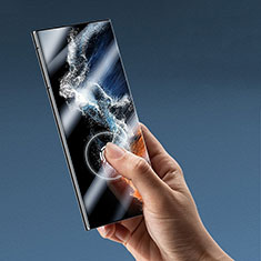 Samsung Galaxy S23 Ultra 5G用高光沢 液晶保護フィルム フルカバレッジ画面 F02 サムスン クリア