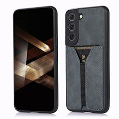 Samsung Galaxy S24 5G用ケース 高級感 手触り良いレザー柄 M02T サムスン ブラック