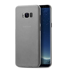 Samsung Galaxy S8用ハードケース プラスチック 質感もマット S01 サムスン グレー