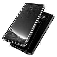 Samsung Galaxy S8 Plus用極薄ソフトケース シリコンケース 耐衝撃 全面保護 クリア透明 H02 サムスン クリア