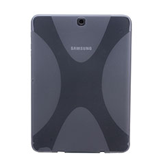 Samsung Galaxy Tab S2 8.0 SM-T710 SM-T715用ソフトケース X ライン クリア透明 サムスン グレー