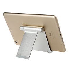 Samsung Galaxy Tab S7 4G 11 SM-T875用スタンドタイプのタブレット ホルダー ユニバーサル T27 サムスン シルバー