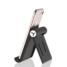 Apple iPhone 5S用スマートフォンスタンド ホルダー ユニバーサル K27 ブラック