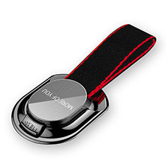 Sony Xperia Z Ultra XL39h用スタンドタイプのスマートフォン ホルダー ユニバーサル バンカーリング 指輪型 R11 ブラック