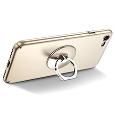 Samsung Galaxy J3 Pro用スタンドタイプのスマートフォン ホルダー ユニバーサル バンカーリング 指輪型 R01 ゴールド