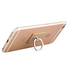 Xiaomi Redmi Note 10S 4G用スタンドタイプのスマートフォン ホルダー ユニバーサル バンカーリング 指輪型 Z01 ゴールド