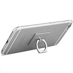 Samsung Galaxy S6 Edge+ Plus用スタンドタイプのスマートフォン ホルダー ユニバーサル バンカーリング 指輪型 Z01 シルバー