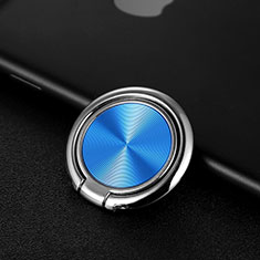 Apple iPhone 5S用スタンドタイプのスマートフォン ホルダー マグネット式 ユニバーサル バンカーリング 指輪型 Z11 ネイビー