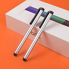 Oppo A96 5G用高感度タッチペン アクティブスタイラスペンタッチパネル 2PCS H02 シルバー