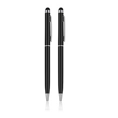 Sharp Aquos R8s用高感度タッチペン アクティブスタイラスペンタッチパネル 2PCS H05 ブラック