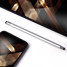 Samsung Galaxy A03 Core用高感度タッチペン アクティブスタイラスペンタッチパネル H14 シルバー