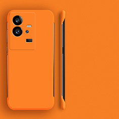 Vivo iQOO 11 5G用ハードケース プラスチック 質感もマット フレームレス カバー Vivo オレンジ