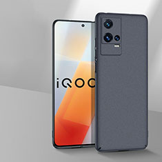 Vivo iQOO 8 5G用ハードケース プラスチック 質感もマット カバー M02 Vivo グレー