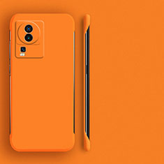 Vivo iQOO Neo7 5G用ハードケース プラスチック 質感もマット フレームレス カバー Vivo オレンジ