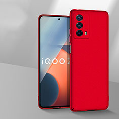 Vivo iQOO Z5 5G用ハードケース プラスチック 質感もマット カバー YK1 Vivo レッド