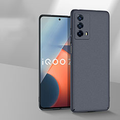 Vivo iQOO Z5 5G用ハードケース プラスチック 質感もマット カバー YK1 Vivo ネイビー