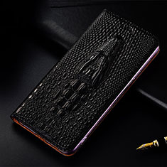 Vivo iQOO Z6 5G用手帳型 レザーケース スタンド カバー H03P Vivo ブラック