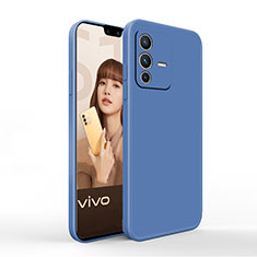 Vivo V23 5G用360度 フルカバー極薄ソフトケース シリコンケース 耐衝撃 全面保護 バンパー YK4 Vivo ネイビー