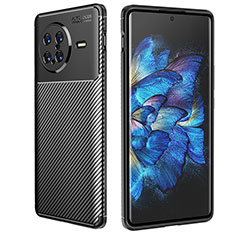 Vivo X Note用シリコンケース ソフトタッチラバー ツイル カバー S01 Vivo ブラック