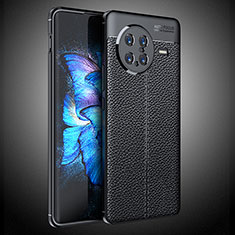 Vivo X Note用シリコンケース ソフトタッチラバー レザー柄 カバー WL2 Vivo ブラック