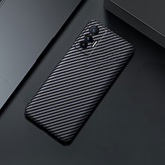 Vivo X70 5G用ハードケース プラスチック 質感もマット ツイル カバー Vivo ブラック