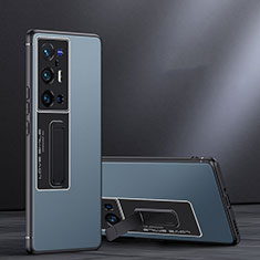 Vivo X70 Pro+ Plus 5G用ハイブリットバンパーケース スタンド プラスチック 兼シリコーン カバー JB1 Vivo ネイビー