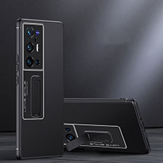 Vivo X70 Pro+ Plus 5G用ハイブリットバンパーケース スタンド プラスチック 兼シリコーン カバー JB1 Vivo ブラック