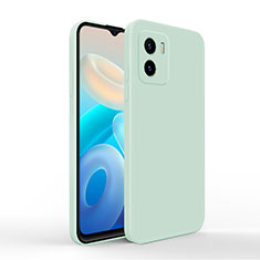 Vivo Y10用360度 フルカバー極薄ソフトケース シリコンケース 耐衝撃 全面保護 バンパー Vivo ライトグリーン