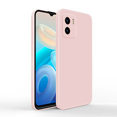 Vivo Y10用360度 フルカバー極薄ソフトケース シリコンケース 耐衝撃 全面保護 バンパー Vivo ピンク