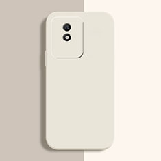 Vivo Y11 (2023)用360度 フルカバー極薄ソフトケース シリコンケース 耐衝撃 全面保護 バンパー Vivo ホワイト