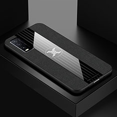 Vivo Y11s用極薄ソフトケース シリコンケース 耐衝撃 全面保護 X01L Vivo ブラック
