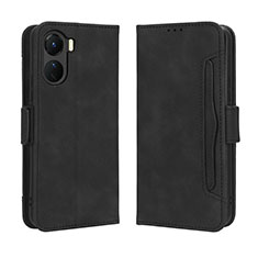 Vivo Y16用手帳型 レザーケース スタンド カバー BY3 Vivo ブラック